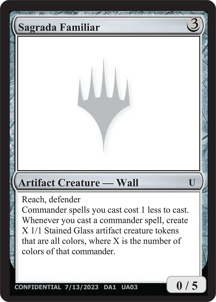 Image of Sagrada Familiar (UNK-UA03D) - Unknown Event