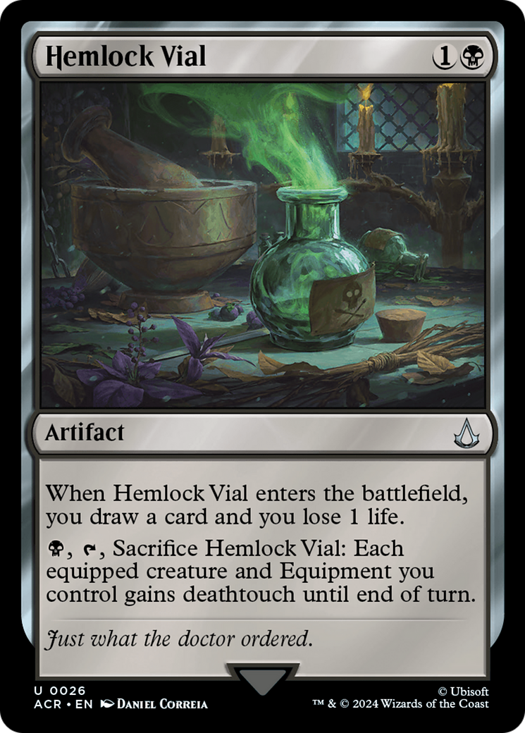 Image of Hemlock Vial (ACR-026) - Assassin's Creed Foil