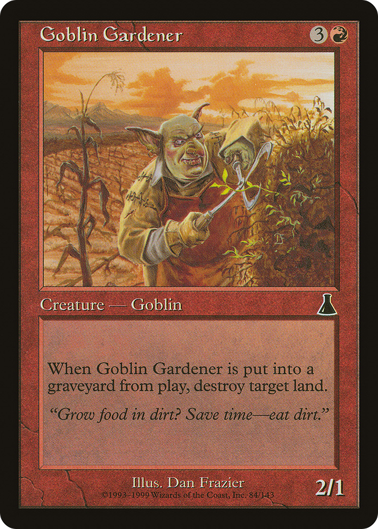 Image of Goblin Gardener (UDS-084) - Urza's Destiny