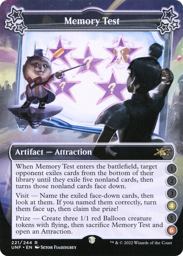 Image of Memory Test (4-6) (UNF-221) - Unfinity Foil