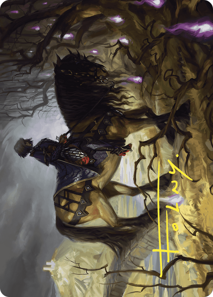 Image of Rowan's Grim Search // Rowan's Grim Search (AWOE-013) - Wilds of Eldraine Art Series (Borderless) Foil