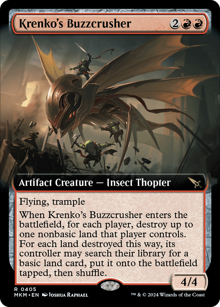 Image of Krenko's Buzzcrusher (Extended Art) (MKM-405) - Murders at Karlov Manor: (Extended Art)