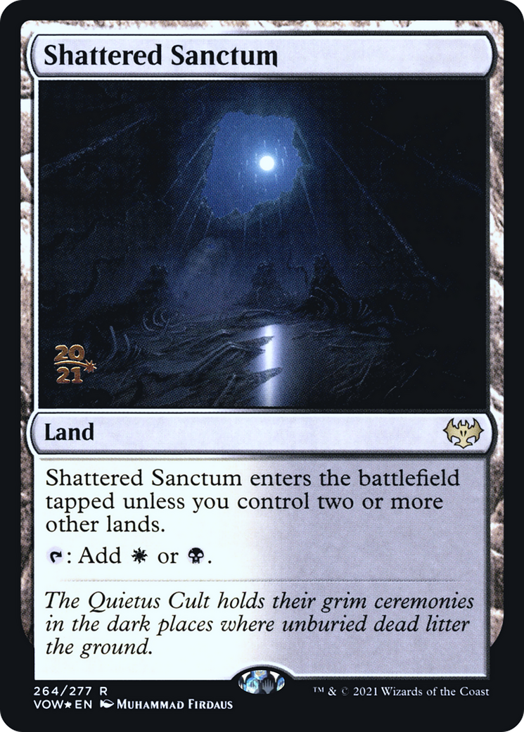 Image of Shattered Sanctum (PRE-264) - Innistrad: Crimson Vow Promos Foil