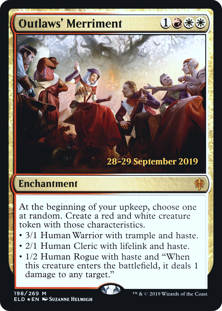 Image of Outlaws' Merriment (PRE-198) - Throne of Eldraine Promos Foil