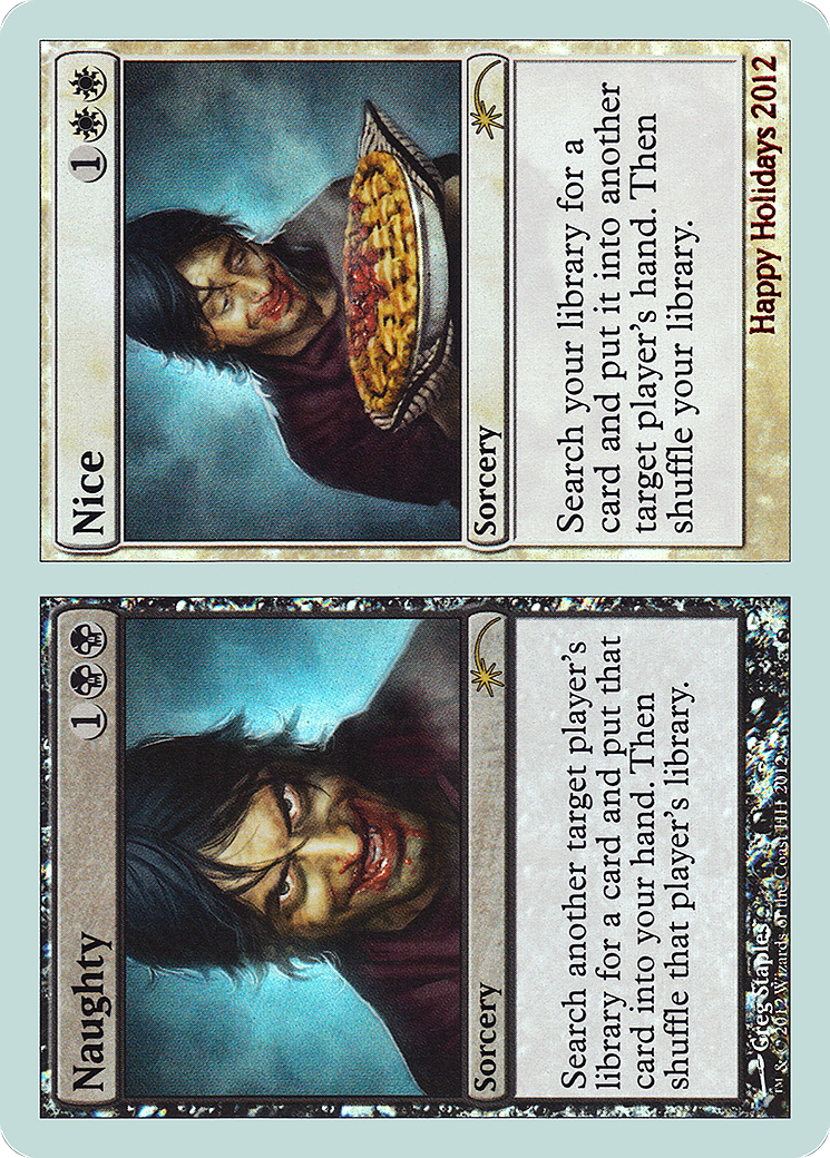 Image of Naughty // Nice (SPECIAL-2012) - Happy Holidays Foil