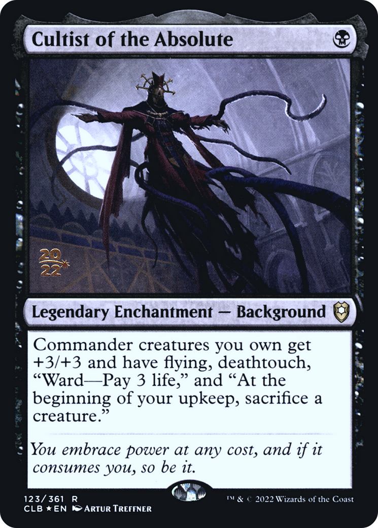 Image of Cultist of the Absolute (PRE-123) - Battle for Baldur's Gate Promos Foil