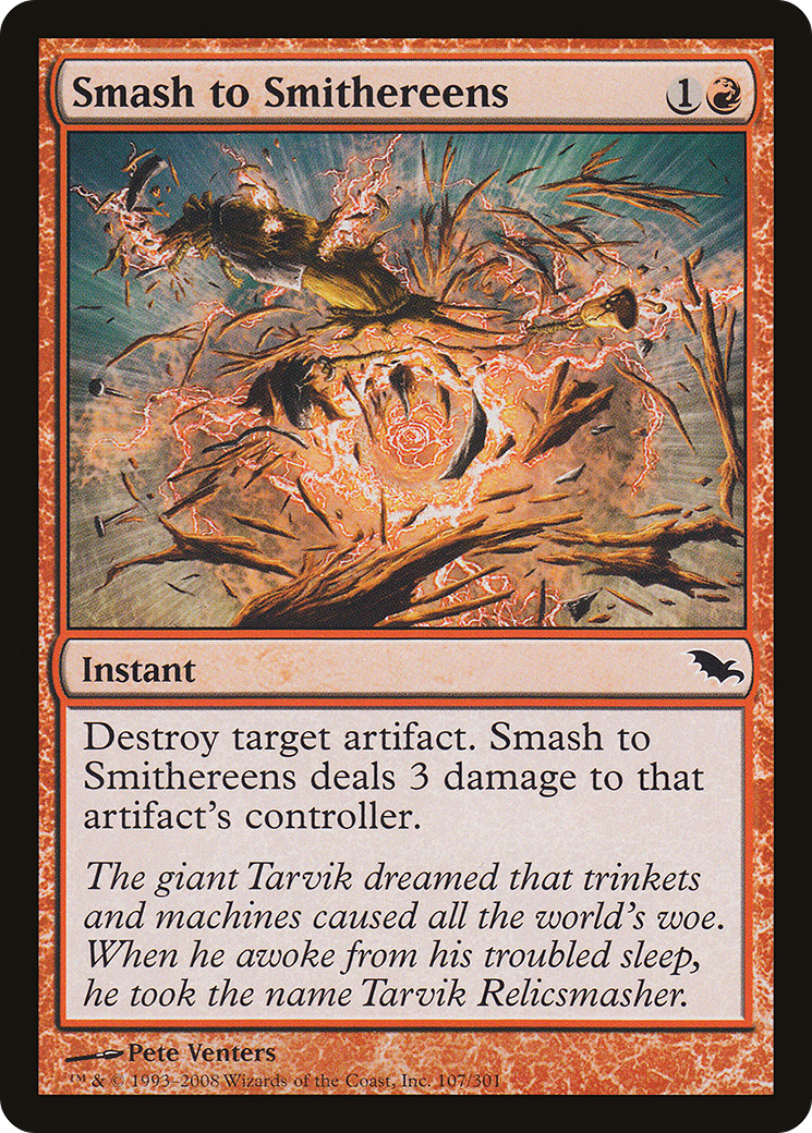 Image of Smash to Smithereens (SHM-107) - Shadowmoor Foil