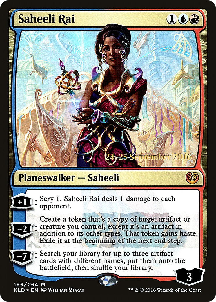 Image of Saheeli Rai (PRE-186) - Kaladesh Promos Foil
