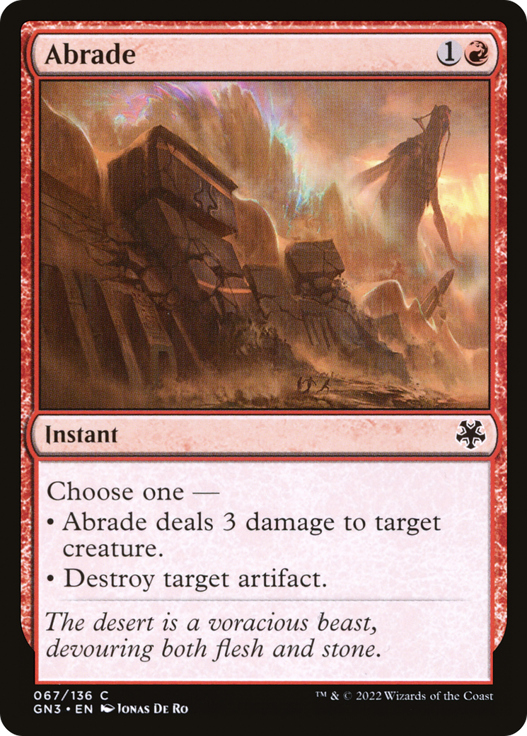 Image of Abrade (GN3-067) - Game Night: Free-for-All