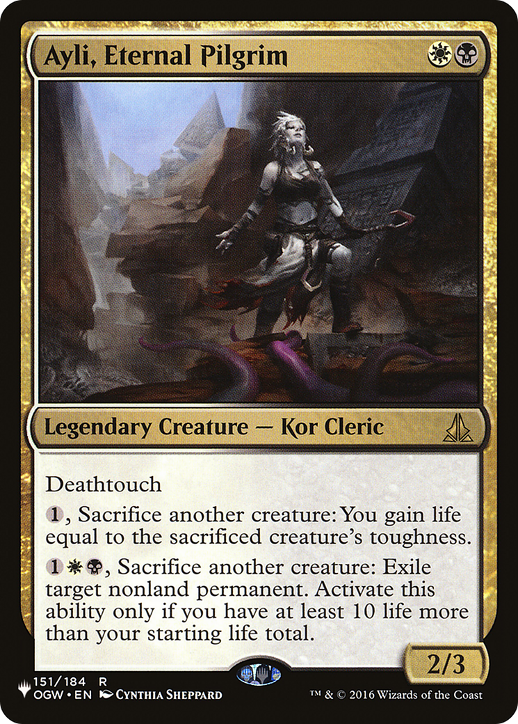 Image of Ayli, Eternal Pilgrim (LIST-OGW-151) - The List