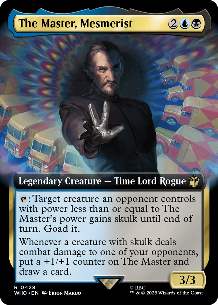 Image of The Master, Mesmerist (Extended Art) (WHO-428) - Doctor Who: (Extended Art)