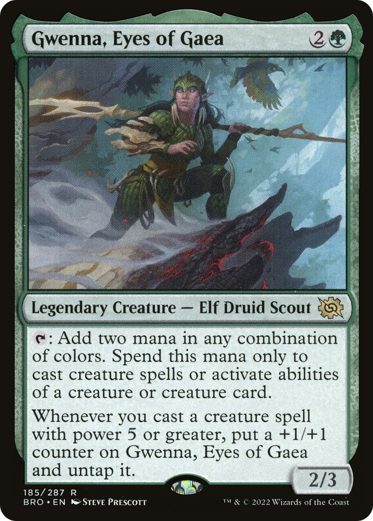 Image of Gwenna, Eyes of Gaea (BRO-185) - The Brothers' War