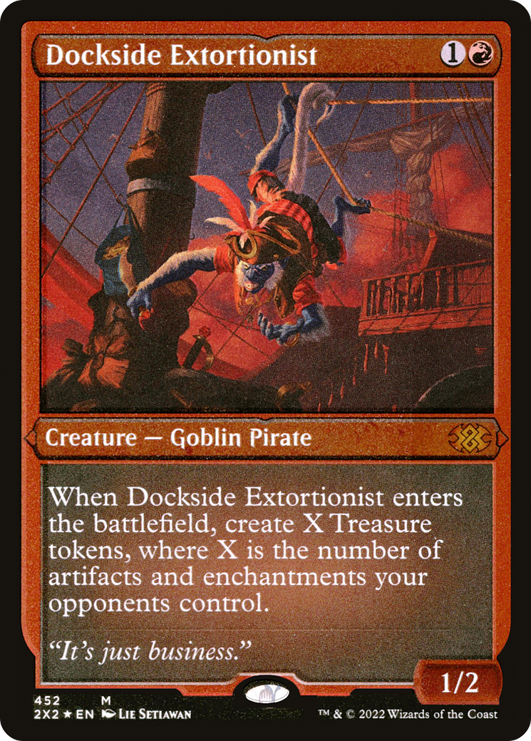 Image of Dockside Extortionist (Foil Etched) (2X2-452) - Double Masters 2022 Foil