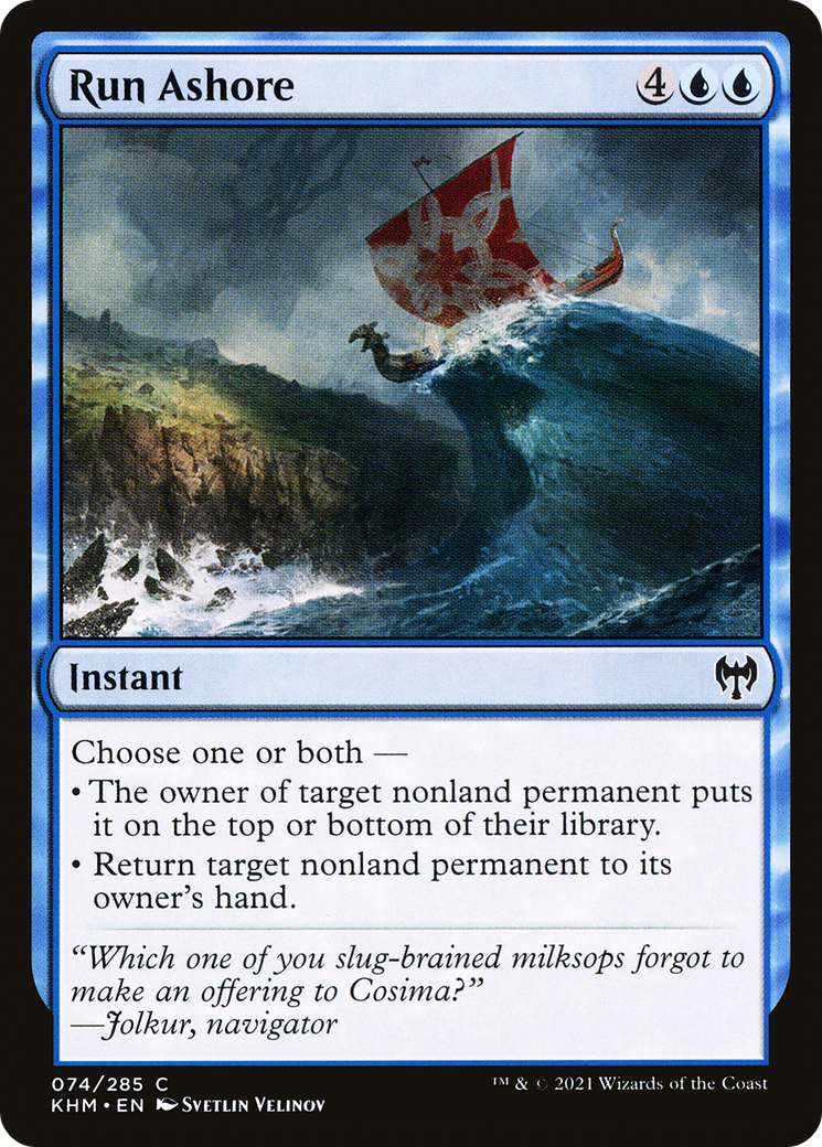 Image of Run Ashore (KHM-074) - Kaldheim Foil
