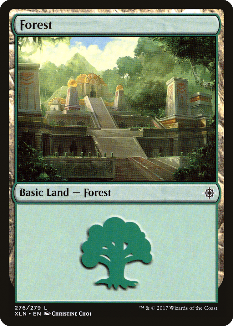 Image of Forest (276) (XLN-276) - Ixalan Foil