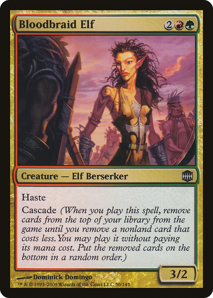 Image of Bloodbraid Elf (ARB-050) - Alara Reborn Foil