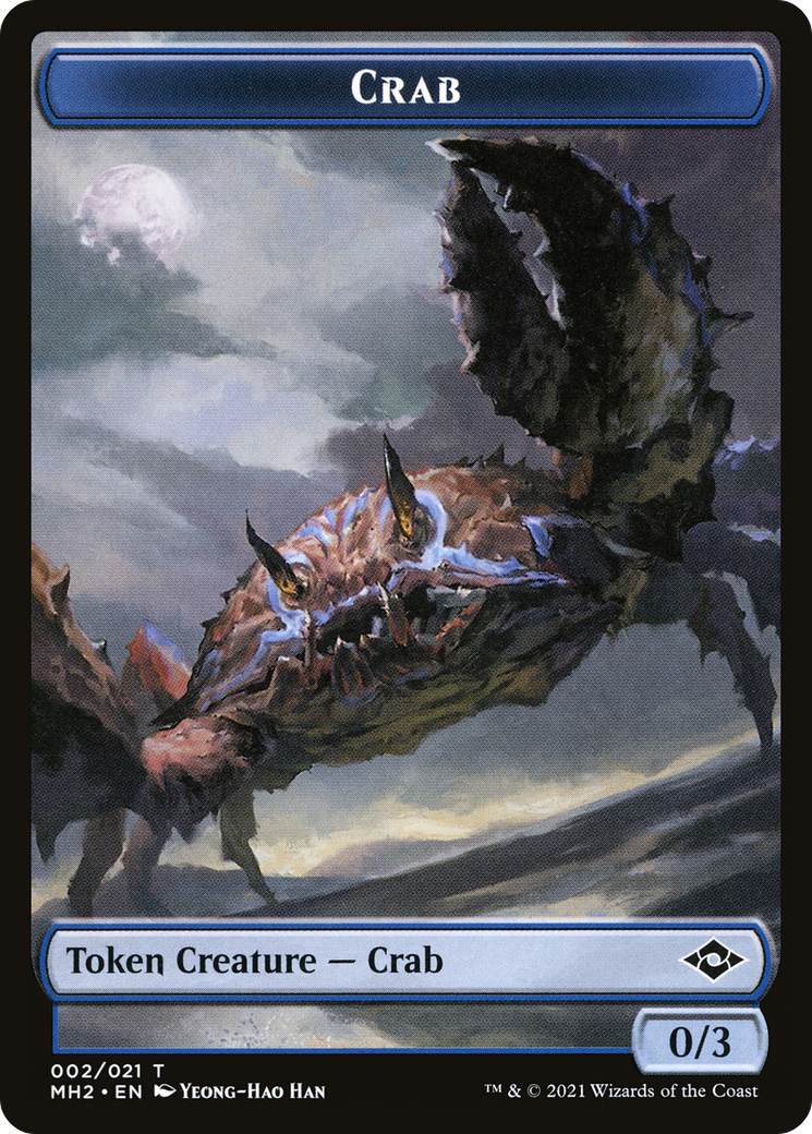 Image of Crab (TMH2-002) - Modern Horizons 2 Tokens Foil