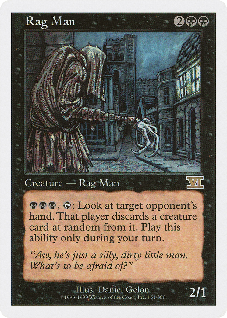 Image of Rag Man (6ED-151) - Classic Sixth Edition