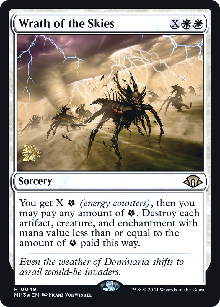 Image of Wrath of the Skies (PRE-049) - Modern Horizons 3 Promos Foil