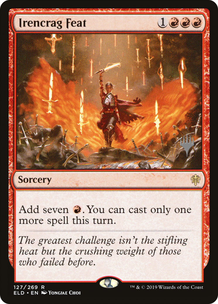Image of Irencrag Feat (PPELD-127P) - Throne of Eldraine Promos Foil