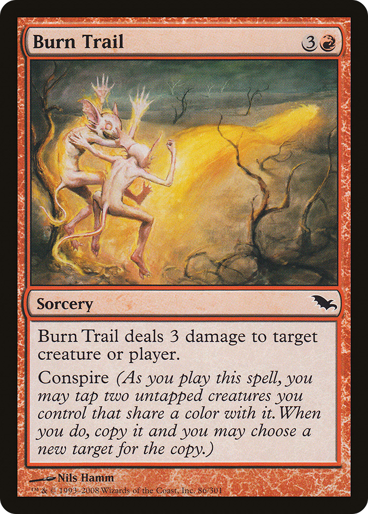 Image of Burn Trail (SHM-086) - Shadowmoor Foil