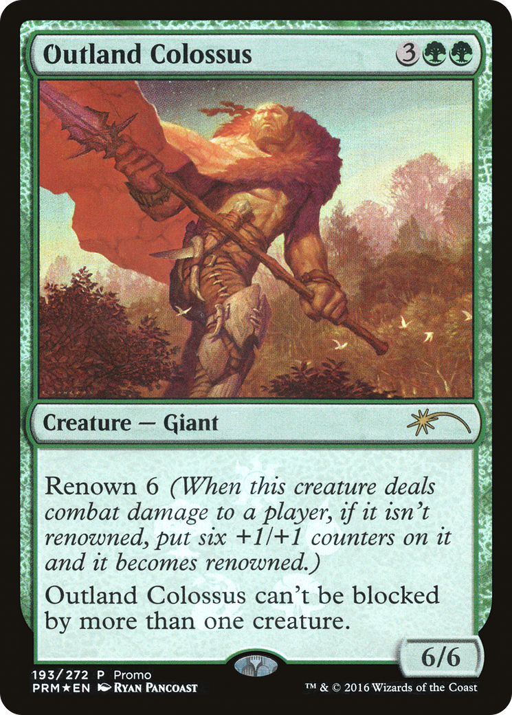 Image of Outland Colossus (UMP-193★) - Magic Origins Promos Foil