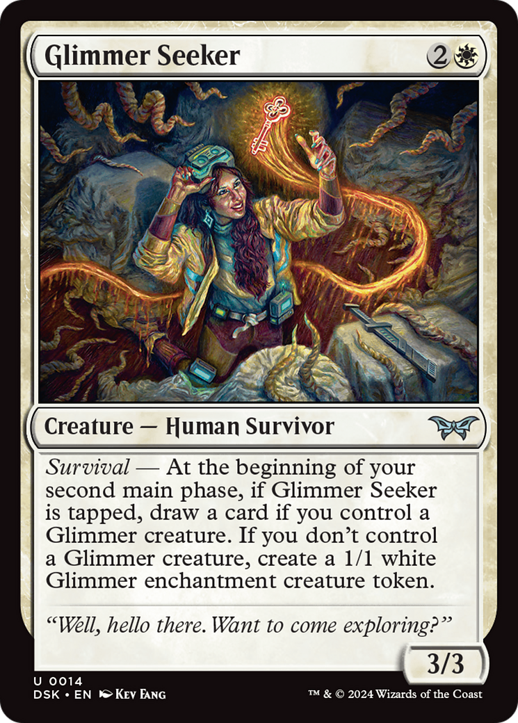 Image of Glimmer Seeker (DSK-014) - Duskmourn: House of Horror