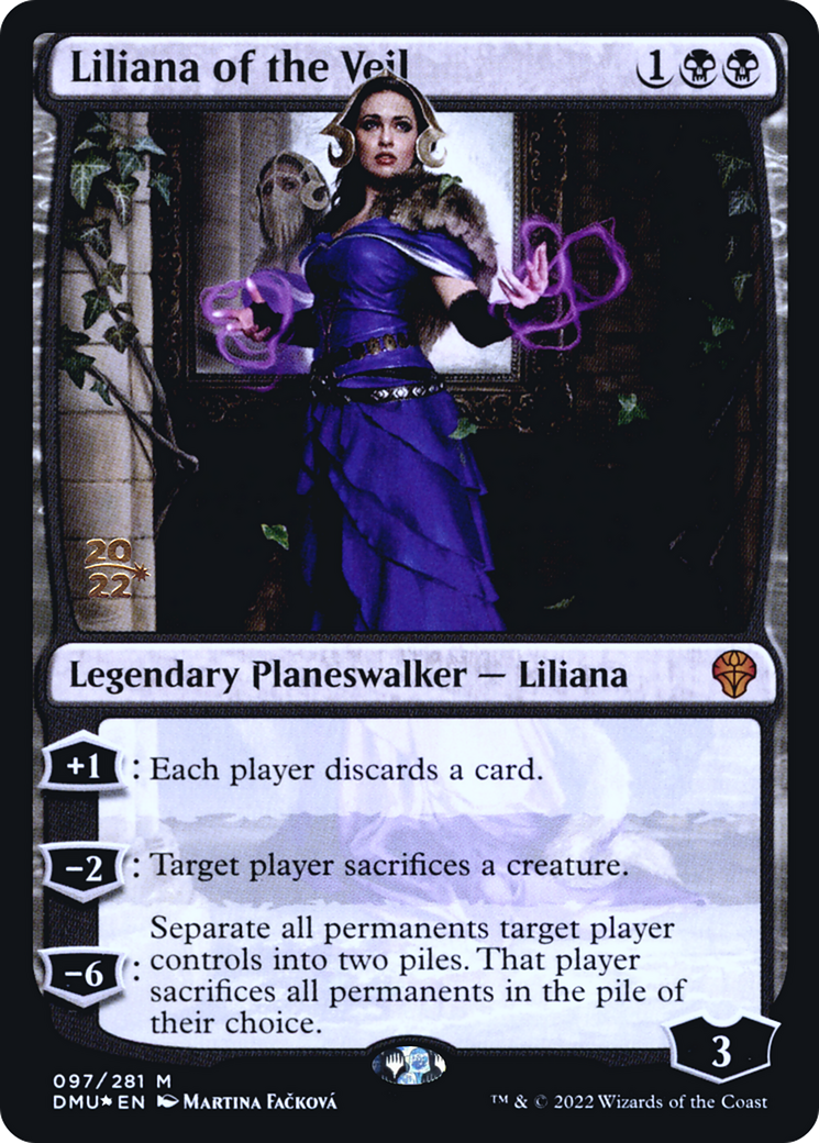 Image of Liliana of the Veil (PRE-097) - Dominaria United Promos Foil