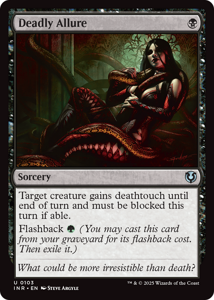 Image of Deadly Allure (INR-103) - Innistrad Remastered Foil