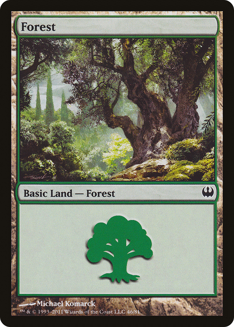 Image of Forest (46) (DDG-046) - Duel Decks: Knights vs. Dragons