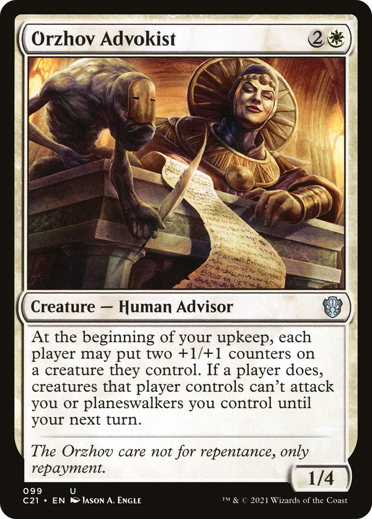 Image of Orzhov Advokist (C21-099) - Commander 2021
