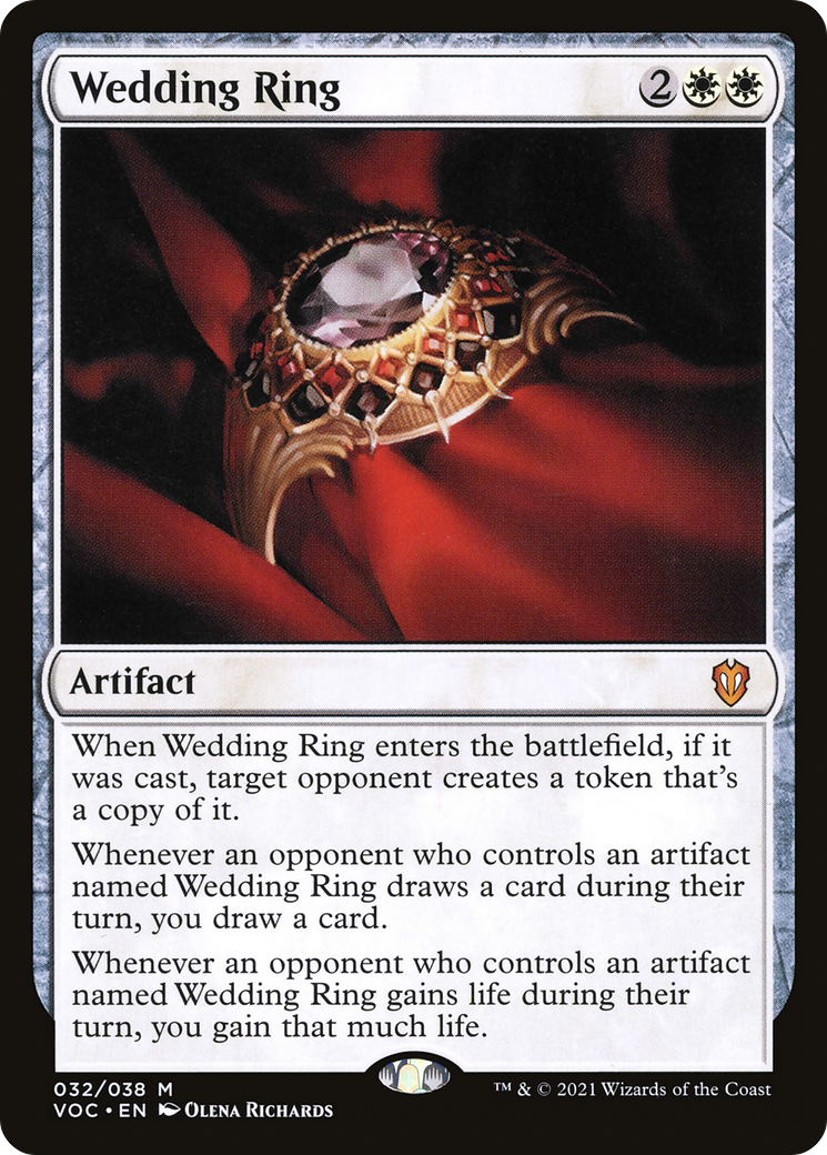 Image of Wedding Ring (VOC-032) - Crimson Vow Commander