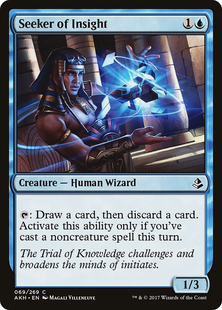 Image of Seeker of Insight (AKH-069) - Amonkhet Foil