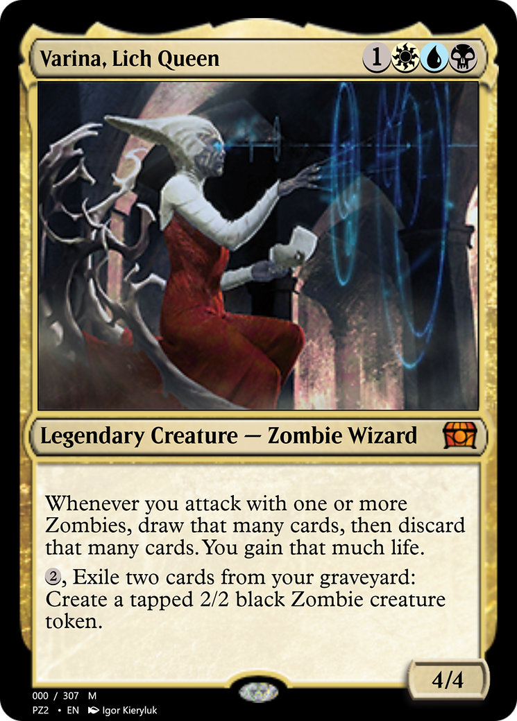 Image of Varina, Lich Queen (PZ2-70741) - Treasure Chest Foil