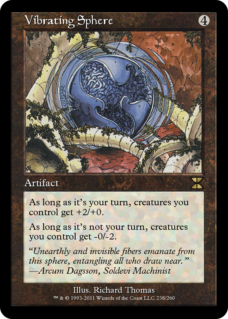 Image of Vibrating Sphere (ME4-238) - Masters Edition IV Foil