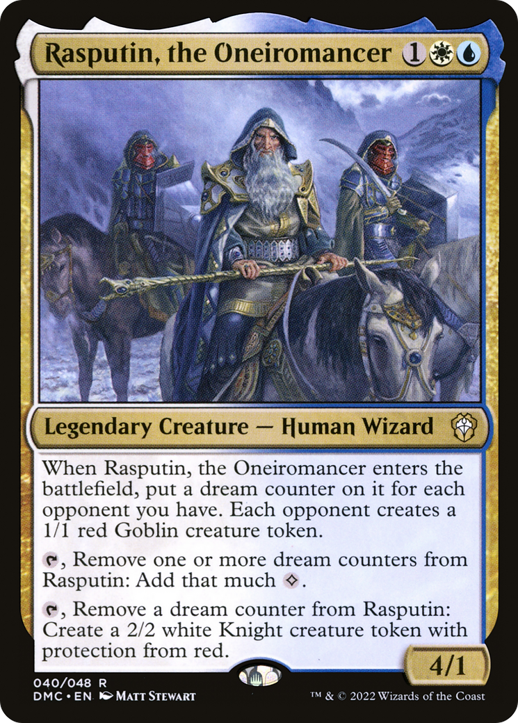 Image of Rasputin, the Oneiromancer (DMC-040) - Dominaria United Commander Foil