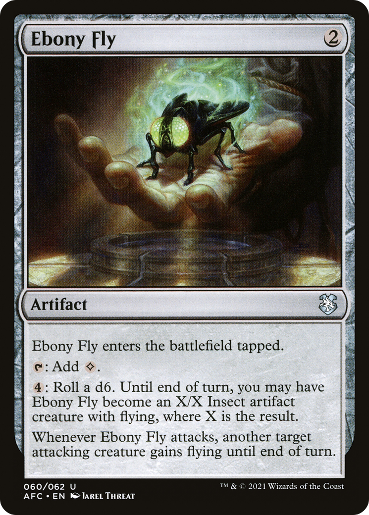 Image of Ebony Fly (AFC-060) - Forgotten Realms Commander