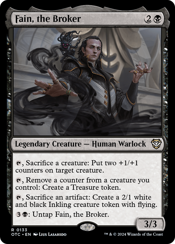 Image of Fain, the Broker (OTC-133) - Outlaws of Thunder Junction Commander