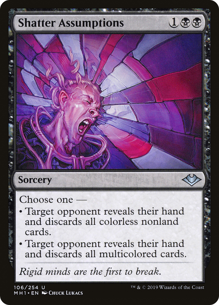 Image of Shatter Assumptions (MH1-106) - Modern Horizons Foil