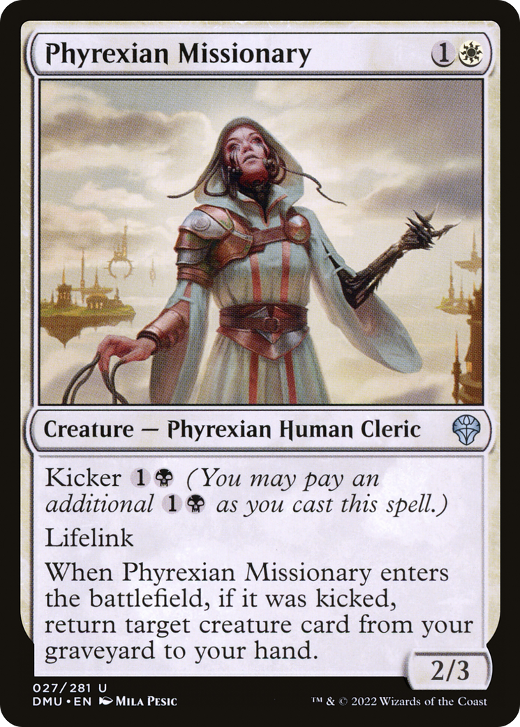 Image of Phyrexian Missionary (DMU-027) - Dominaria United Foil