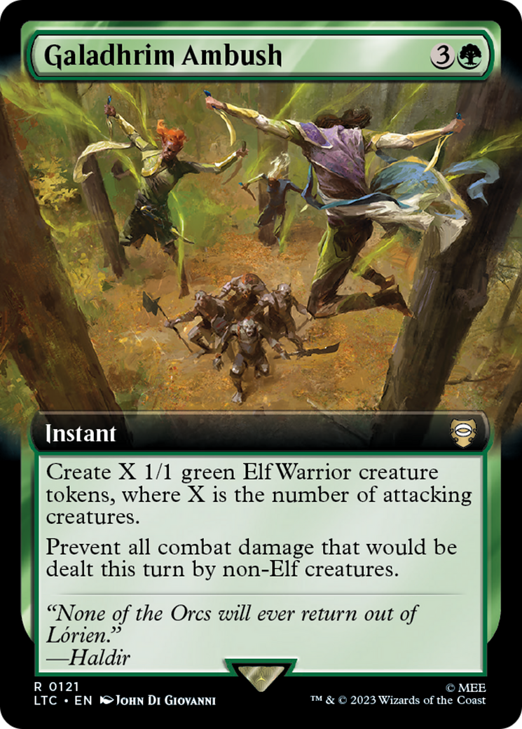 Image of Galadhrim Ambush (Extended Art) (LTC-121) - Tales of Middle-earth Commander: (Extended Art)
