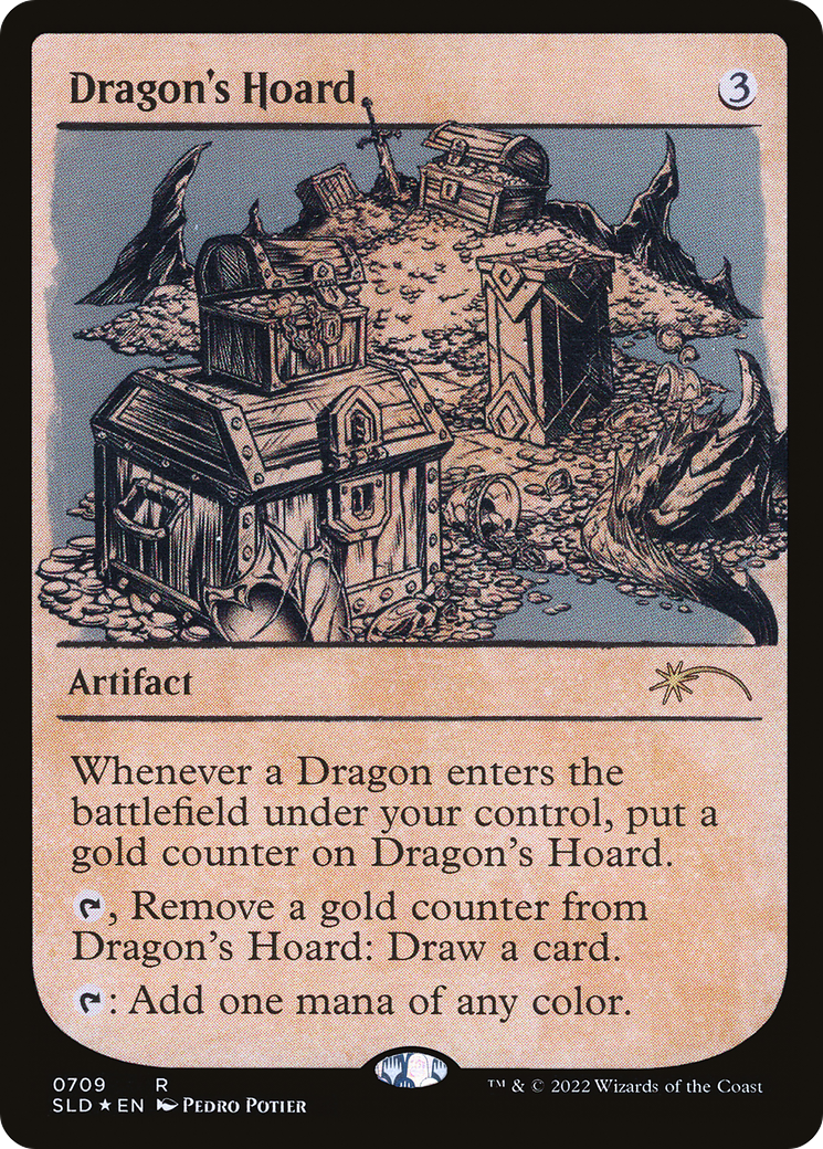 Image of Dragon's Hoard (Showcase) (SLD-709) - Secret Lair Drop: (Showcase) Foil
