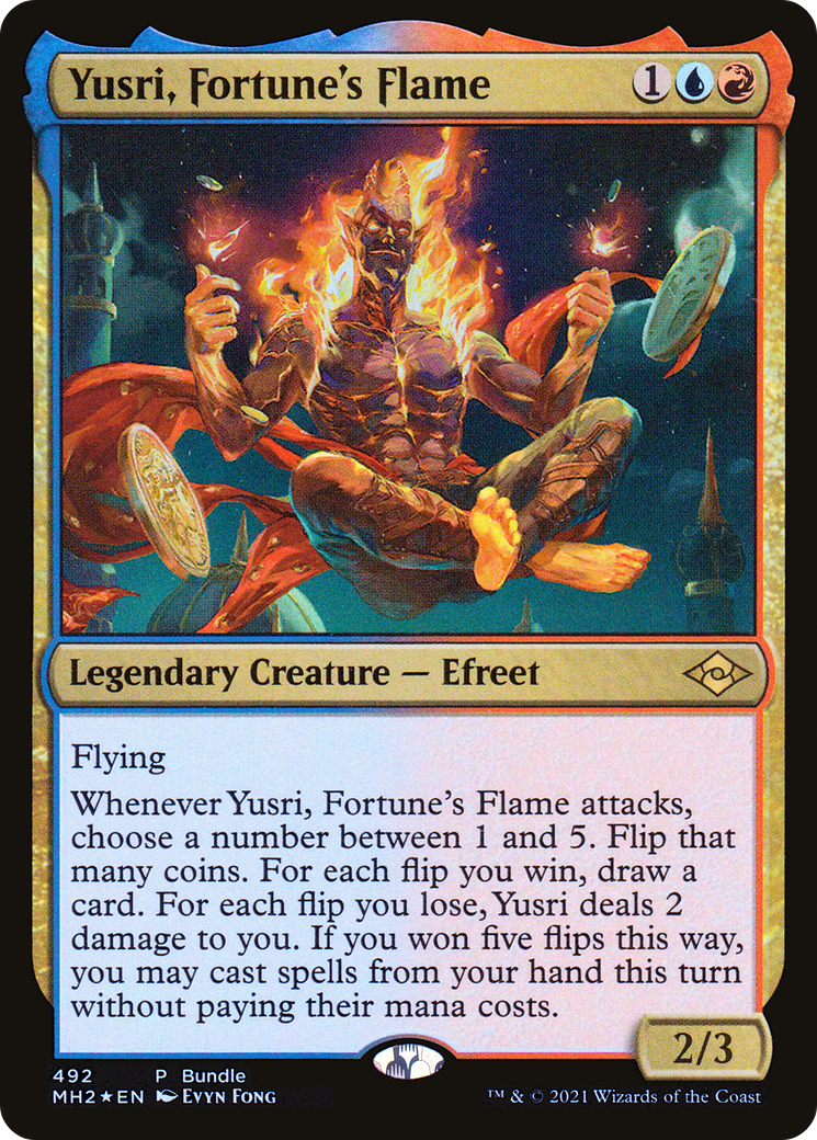 Image of Yusri, Fortune's Flame (MH2 Bundle) (UMP-492) - Modern Horizons 2 Foil