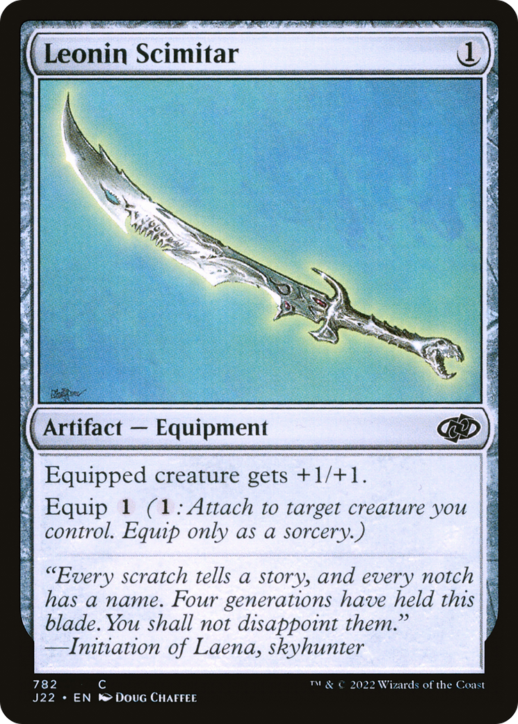 Image of Leonin Scimitar (J22-782) - Jumpstart 2022