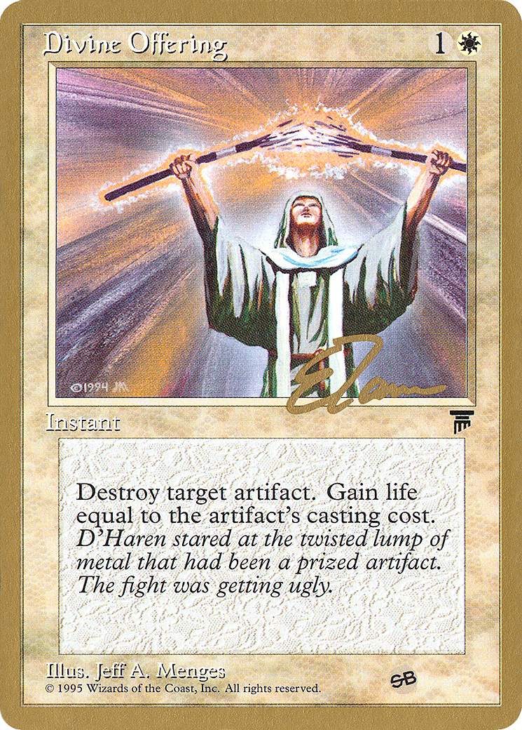Image of Divine Offering - 1996 Eric Tam (LEG) (SB) (WCD-) - Pro Tour Collector Set