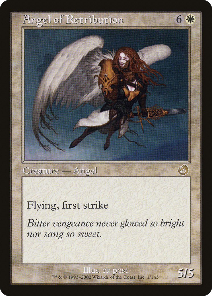 Image of Angel of Retribution (TOR-001) - Torment Foil