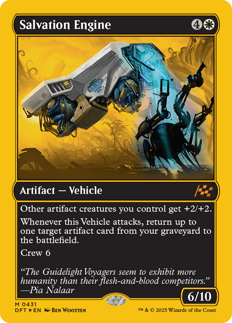Image of Salvation Engine (First-Place Foil) (DFT-431) - Aetherdrift Foil