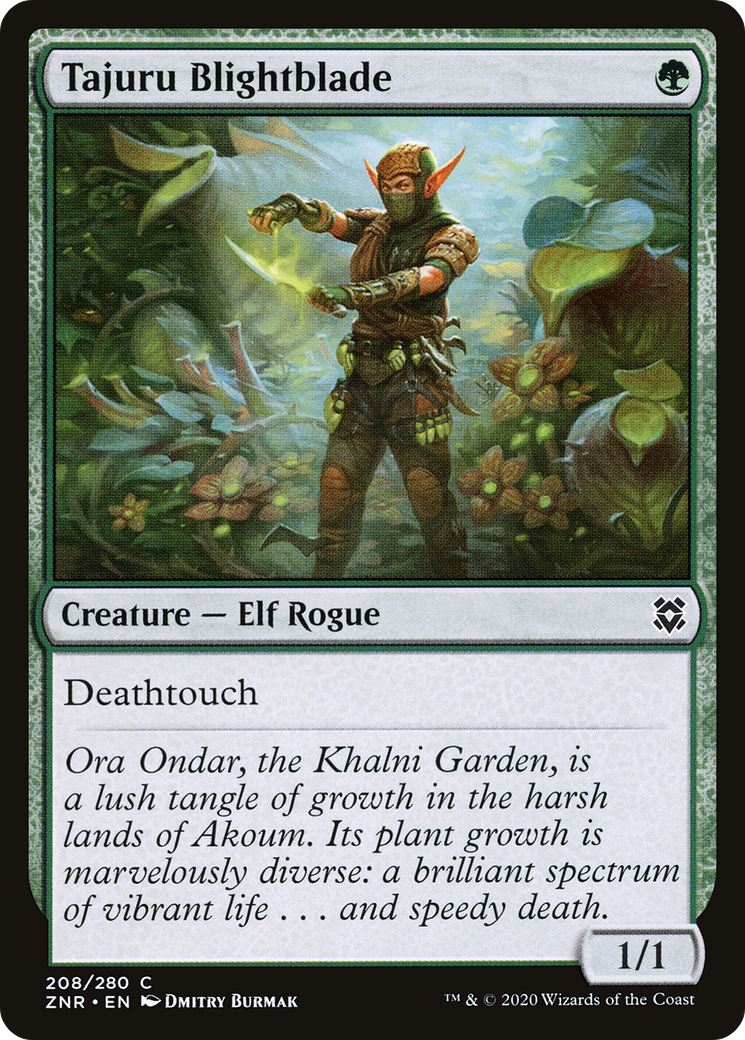 Image of Tajuru Blightblade (ZNR-208) - Zendikar Rising