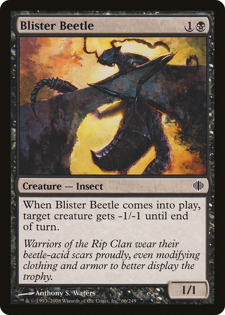 Image of Blister Beetle (ALA-066) - Shards of Alara Foil