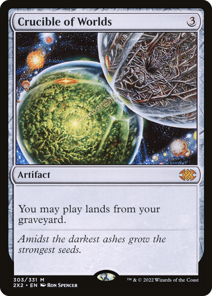 Image of Crucible of Worlds (2X2-303) - Double Masters 2022 Foil